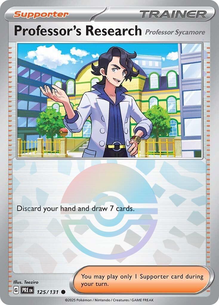 Prismatic Evolutions Professor's Research: Professor Sycamore [Poke-Ball] Pokémon card